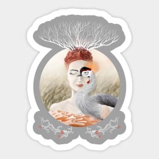 Bird of cranes Sticker